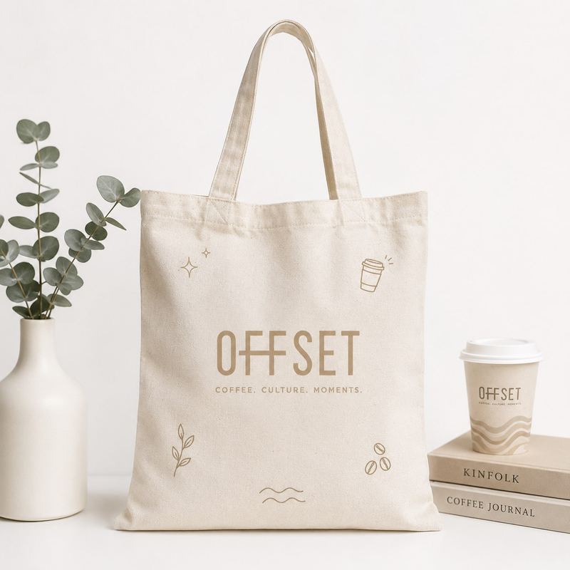 Offset Tote Bag